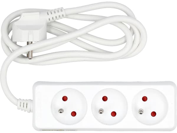 ELEKTRISK LØSNING /HVID/ 3G MED/U 1.5M