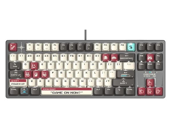 Mekaniskt tangentbord A4TECH BLOODY S87 Pixels Red USB (BLMS RED Plus Switches)