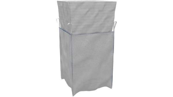 BIG-BAG 90*90*170CM ÖPPEN MED KRAGE