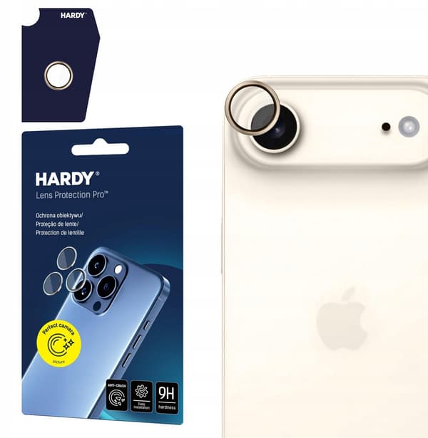 3mk HARDY Lens Protection Pro Apple iPhone Air Titanium Gold -linssinsuojus