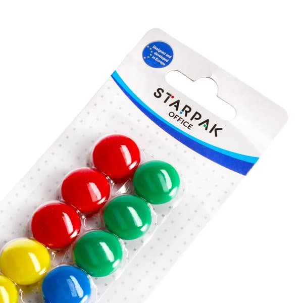 Starpak Farvemagneter 20mm /12stk/ (244150)