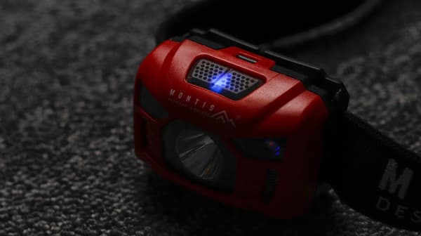 Batterimonteret lommelygte med sensor MT-002 Montis