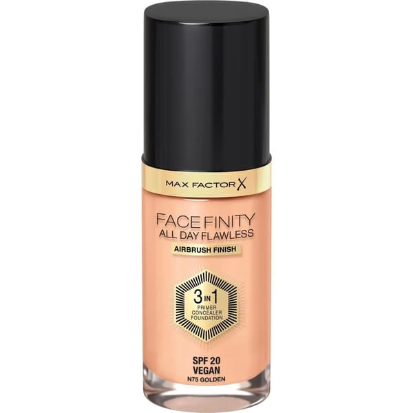 Crème Make-up Bas Max Factor Facefinity 3-i-1 Spf 20 Nº 75-golden 30 ml