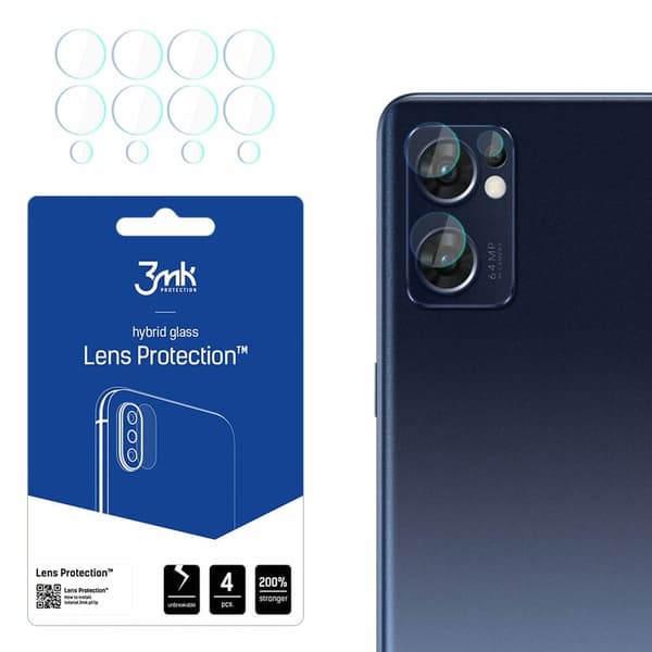 3MK 3MK Lens Protect Oppo Find X5 Lite Kameralinsskydd 4st