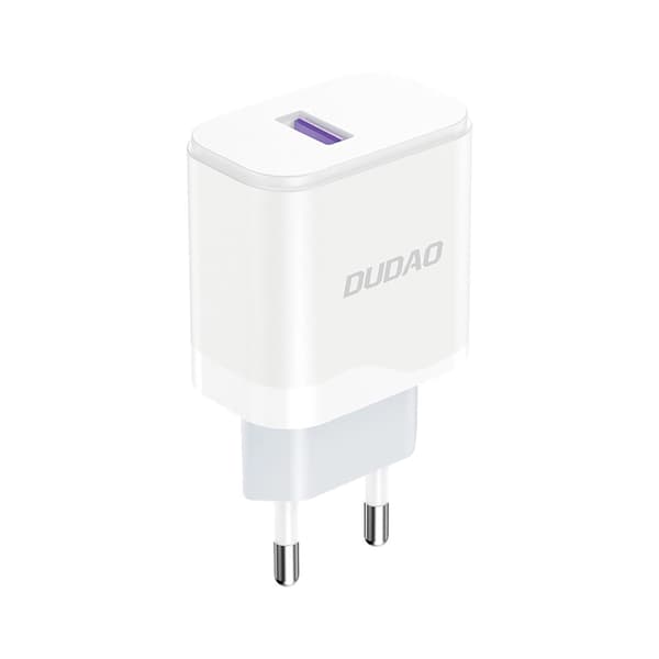 Dudao A20EU USB-A 18W oplader - Hvid