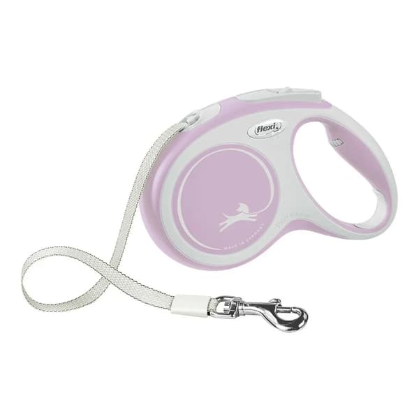 Hundkoppel Flexi NEW COMFORT Rosa Storlek S