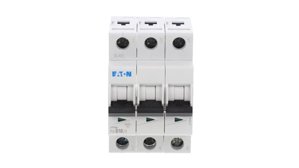 Eaton afbryder 3P B 10A 6kA AC PL6-B10/3 286587