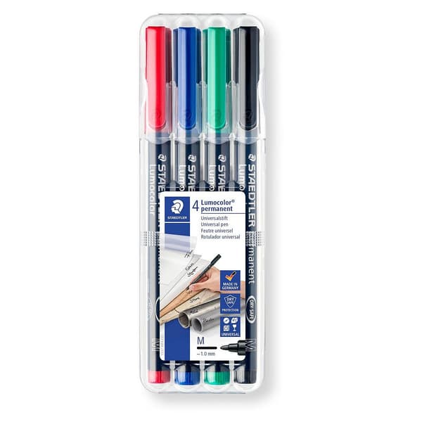 FOLIOPISY STAEDTLER LUMOCOLOR M 4 FARVER