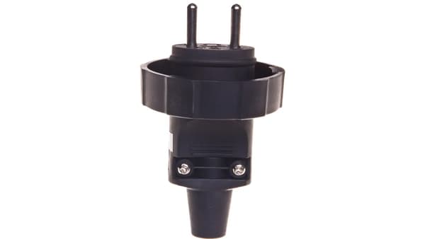Emos Gummistik 10/16A 250V 2P+Z IP65 sort (P0037)