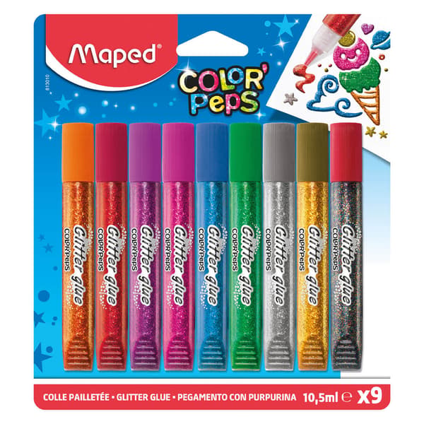 Colorpeps Glitterliima 9 väriä MAPED