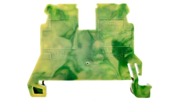 2-leder stik PE 2,5mm2 gul-grøn 870-907