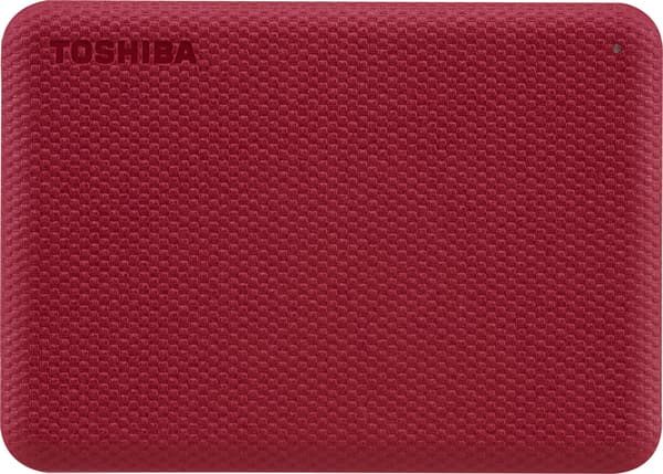 Extern hårddisk Toshiba CANVIO ADVANCE Röd 4TB USB 3.2 Gen 1