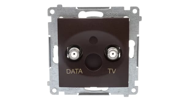 Simon 54 Antennipistorasia TV/DATA matta DAD1.01/46