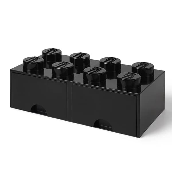 Lego Förvaringslåda 8 svart