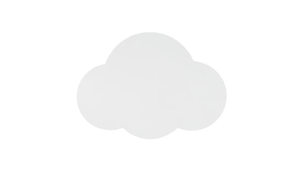 CLOUD 2 -seinävalaisin – valkoinen piste 4964 TK Lighting
