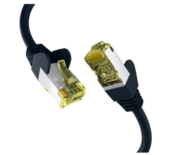 CAT6A BLACK 3M PATCH CORD