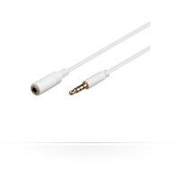 MicroConnect Hovedtelefon- og lydkabel, 5m 3.5mm Minijack forlængerkabel