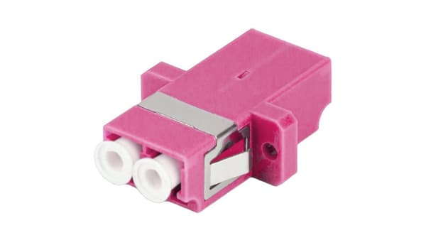Lyslederkabeladapter MM LC/UPC duplex OM4