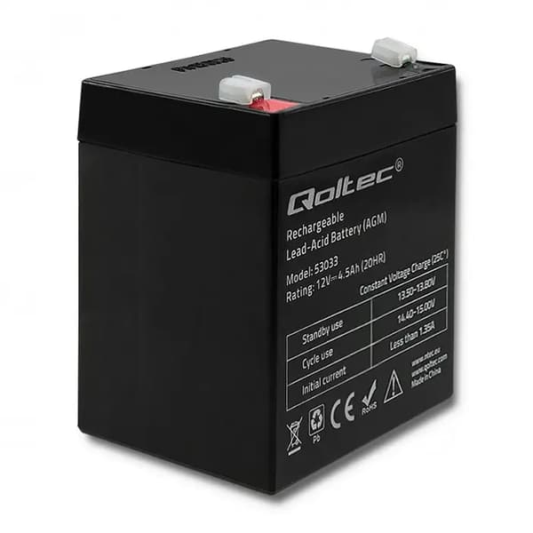 Qoltec - UPS-batteri - Blysyre - 4.5 A