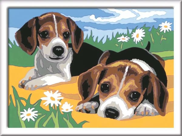 Ravensburger Måla CreArt för barn Valpar Jack Russel