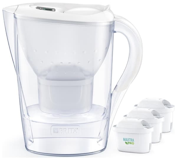 Brita Marella + 3 suodatinta MAXTRA PRO Pure Performance valkoinen