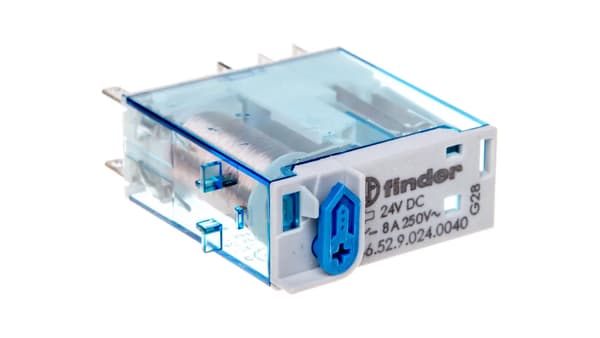 Finder-minirele 2P 8A 24V DC (46.52.9.024.0040)