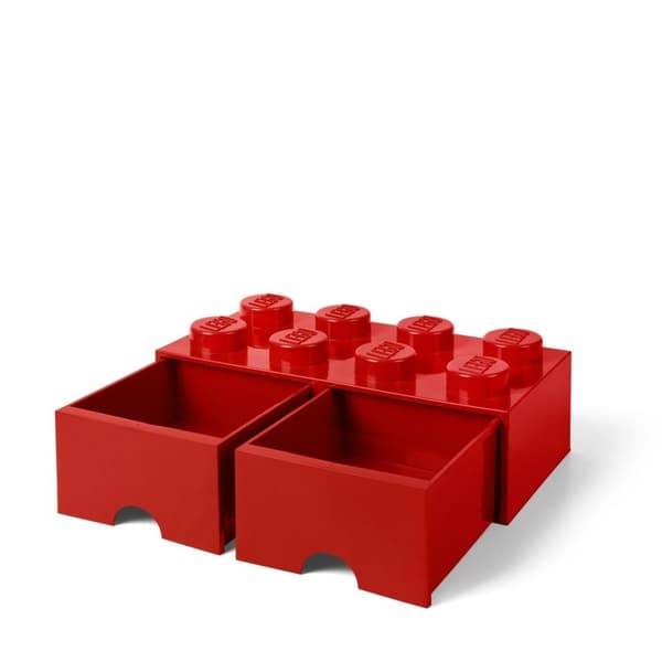 Lego Förvaringslåda 8 röd