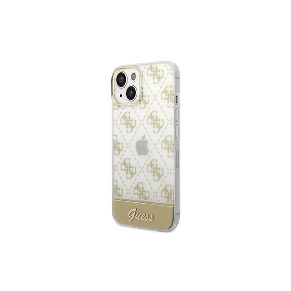 Guess GUHCP14XHG4MHG iPhone 14 Pro Max 6,7 \"Kulta / Kulta Kovakotelo 4G Pattern Script