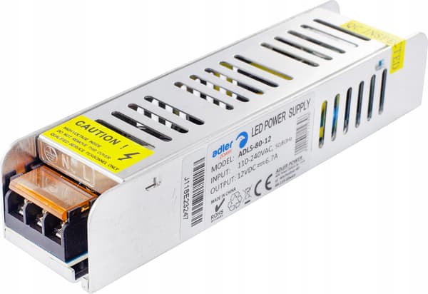 80W 12V DC IP20 LED-virtalähde 6.7A ADLS-80-12 PPV