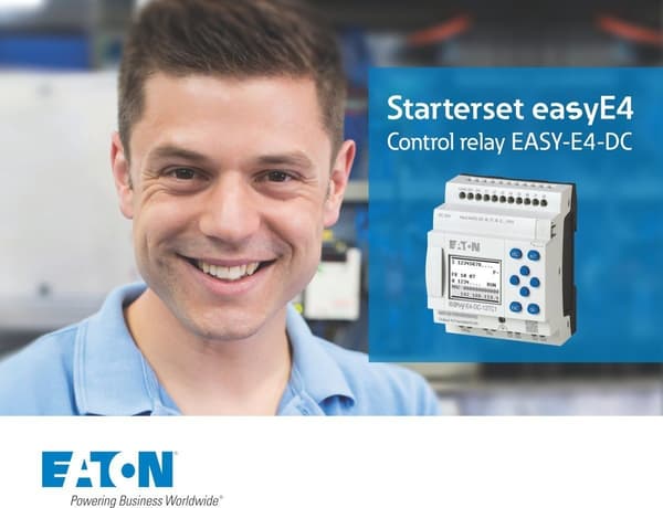 EASY-E4-DC-12TC1 Startpakke + Patchkabel + EasyS Licens EASY-BOX-E4-DC1 197228