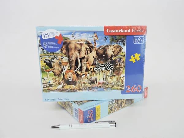 Palapeli 260 Savannieläimet CASTOR