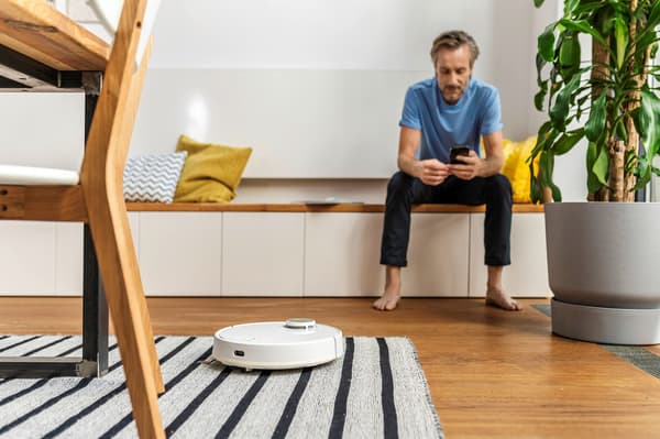 Robottipölynimuri Kärcher Valkoinen