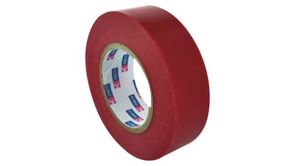 PVC isoleringstejp 19mm/20m röd F61923