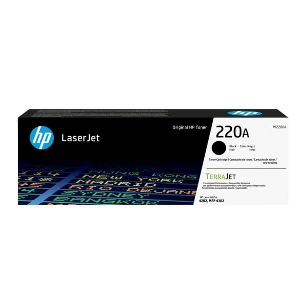 HP Toner 220A W2200A Sort op til 2.000 sider