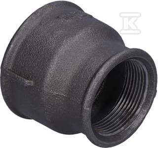 MUFF REDUCER.SORT, INDVENDIG GEVIND 2\"X6/4\"