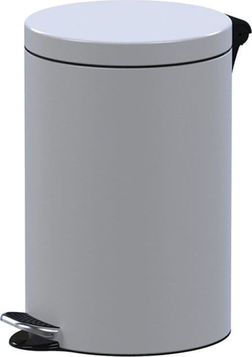ALDA papperskorg med pedal vit (AF612E-14)