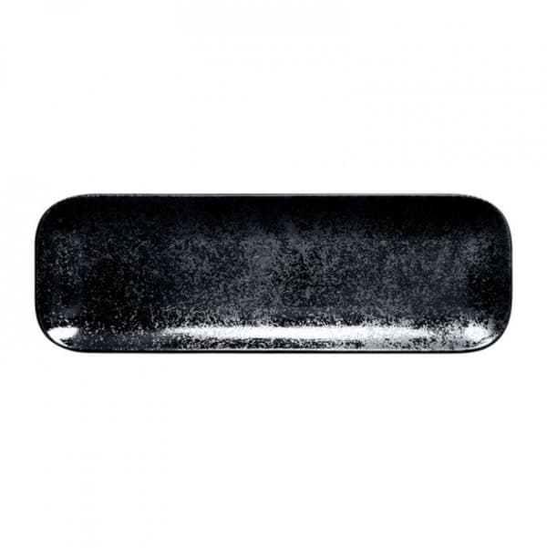 CARBON Rektangulär tallrik 33 x 11 cm