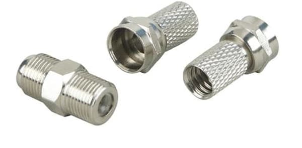 Schwaiger F-Verbinder Set 7,0mm  Silbe
