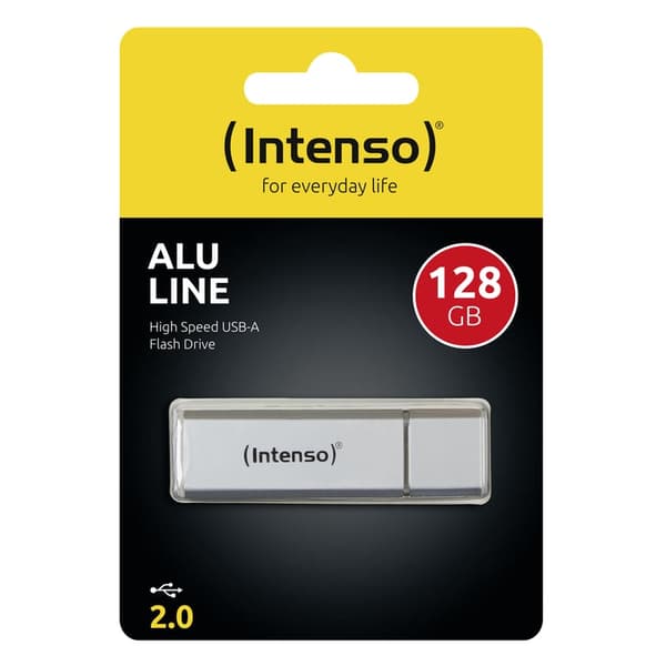 Intenso Alu Line hopea 128GB USB-tikku 2.0