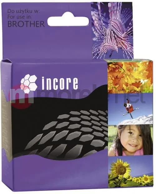 INCORE blækpatron til Brother (LC985M) Magenta 25 ml