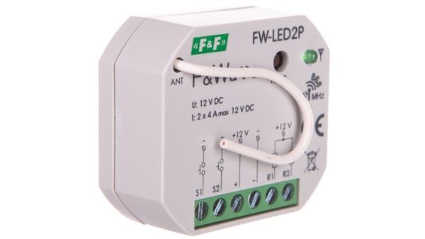Radio dual-channel LED-driver 12V - p/t montering 10-16V DC FiWave FW-LED2P