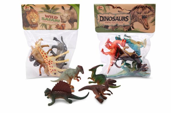 Figurset - Safari/Dinosaurier