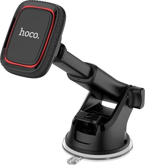 HOCO magnetisk bilholder til forrude/instrumentbræt CA42 sort rød