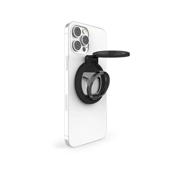 STM MagLoop - MagSafe-sormipidike jalustatoiminnolla + pullonavaaja (musta)
