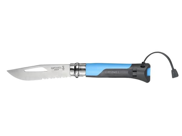 Opinel nro 08 Outdoor Blue -taskuveitsi