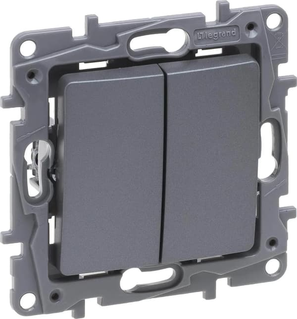 Legrand Niloe Selection Krog 10AX stål 762305