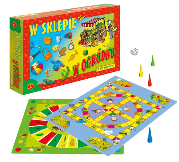 Spel i butiken, i trädgården