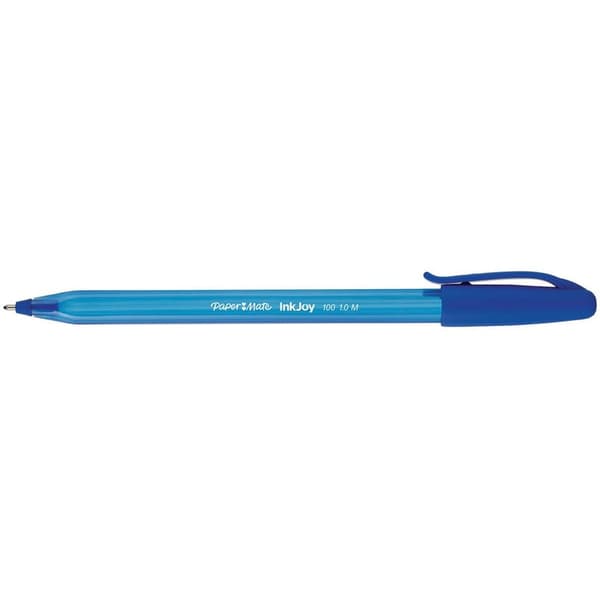 Lång beskrivning PAPER MATE InkJoy 100 cap, 8 M blå
