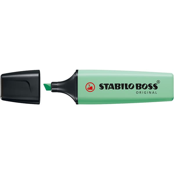 Overstregningstusch STABILO BOSS ORIGINAL Pastel grøn p10 70/116