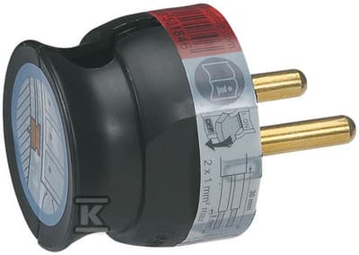 LAVT STIK 2P 16A SORT